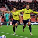Neto Borges, centre, celebrates after scoring Middlesbrough’s late winner