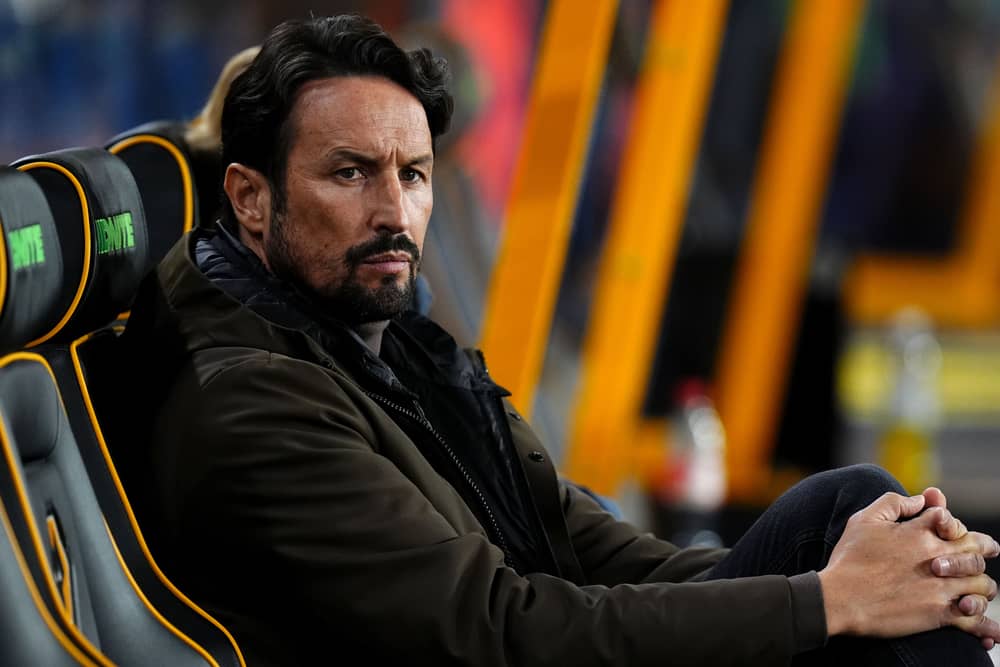 Cesar Peixoto watches on during Wolves' defeat to Bolton