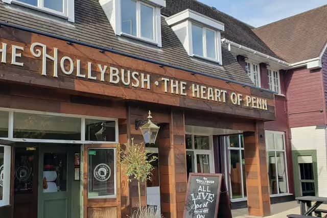 The Hollybush prides itself as the heart of the area