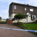 Updated pics from the murder scene at the house on the junction of Coppice Lane and Littlewood Road, Cheslyn Hay.
Tim Thursfield/Iconic Media Group

