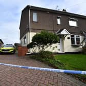 Updated pics from the murder scene at the house on the junction of Coppice Lane and Littlewood Road, Cheslyn Hay.
Tim Thursfield/Iconic Media Group

