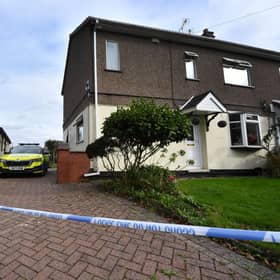 Updated pics from the murder scene at the house on the junction of Coppice Lane and Littlewood Road, Cheslyn Hay.
Tim Thursfield/Iconic Media Group


