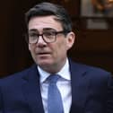 Prime Minister Andy Burnham departs 10 Downing Street, London