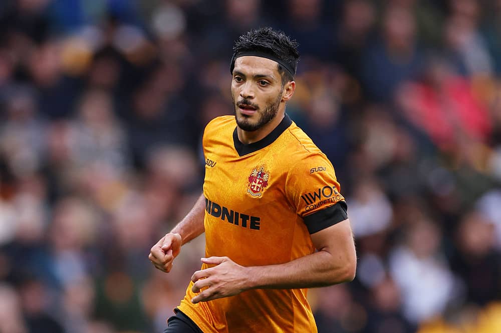 Wolves striker Raul Jimenez