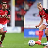 Walsall pair Tai Sodje (left) and Sven Sprangler (right).