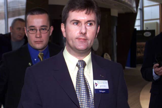 Jeffrey Donaldson during his time in the Ulster Unionist Party (PA)
