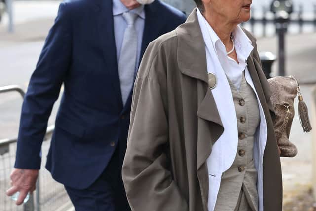 Linda and David Hoy appeared as witnesses in the trial (Damien Eagers/PA)