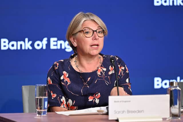 Deputy Governor for Financial Stability, Sarah Breeden, was speaking in Bangkok (Doug Peters/PA)