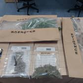 The cannabis and other items were seized from the address. Photo: South Staffordshire Police
