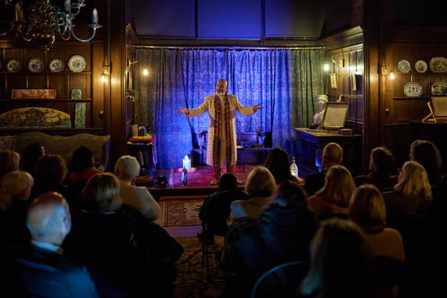 Diwali celebrations at Wightwick Manor West Midlands 2025 Peter Chand Great Parlour low National Trust.
Images: Trevor Ray Hart