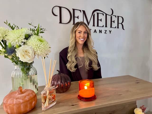 Tanzy Jayne Skelding who has opened Demeter by Tanzy in Kinver, South Staffordshire