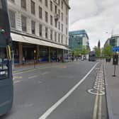 The incident happened on Corporation Street in Birmingham. Photo: Google Street Map