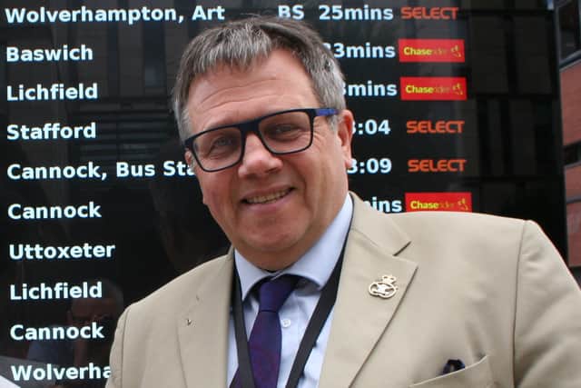 Andrew Mynors, Cabinet Member for Connectivity at Staffordshire County Council
