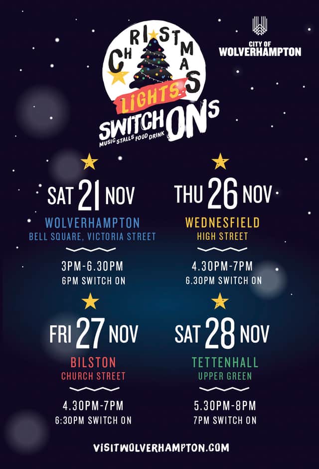 Christmas Lights Switch On all locations