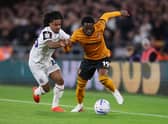 Wolves winger Rafiki Said (right) on his home debut 