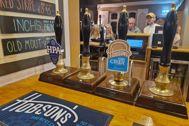 The pub has a selection of hand-pull ales on offer