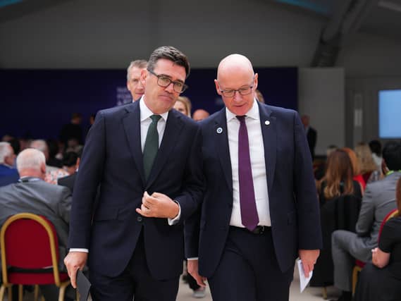 Andy Burnham and John Swinney