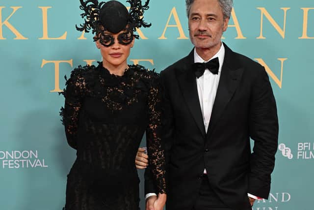 Rita Ora and Taika Waititi (Doug Peters/PA)