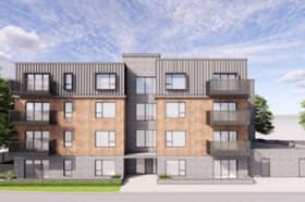 An artist's impression of the proposed flats in Dudley