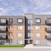 An artist's impression of the proposed flats in Dudley