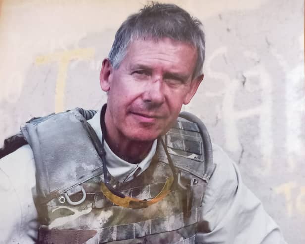 John Scott representing the Express & Star in Afghanistan