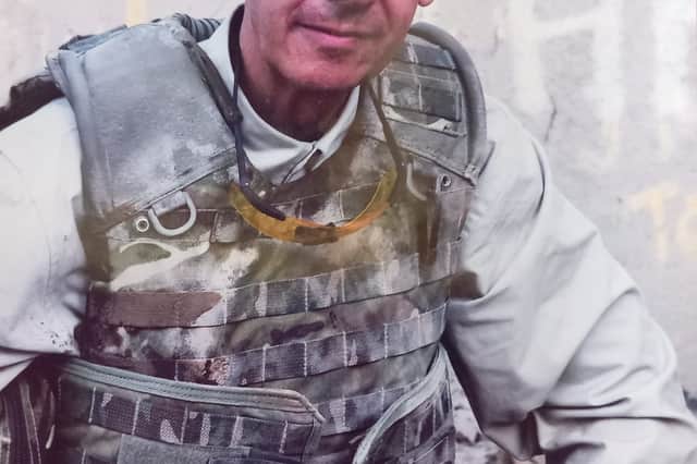 John Scott reporting on the Staffordshire Regiment in Afghanistan