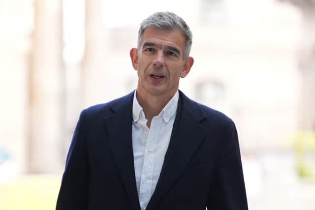BBC director-general Matt Brittin has said the corporation is ‘held back’ by its licence fee (Lucy North/PA)