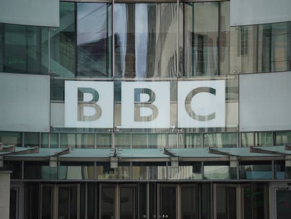 BBC sign on a building