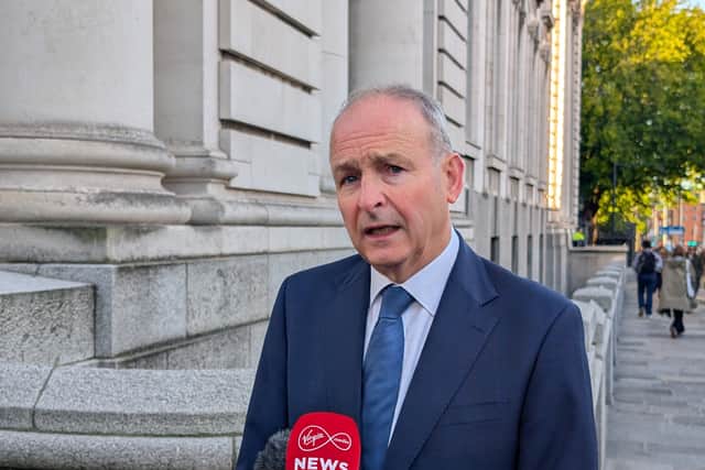 Micheál Martin said there was a lot of concern across Europe around the situation in Ukraine (Cillian Sherlock/PA)