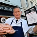 Walter Smith Butchers, Lichfield have won best pork sausages in England and Wales. Pictured is David Summers.
Tim Thursfield/Iconic Media Group