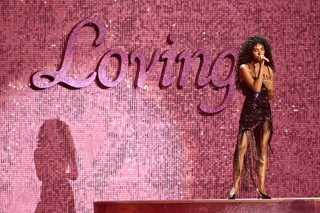 Olivia Dean performs during the Brit Awards 2026 (Doug Peters/PA)
