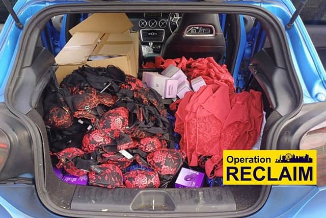 Stolen items from Ann Summers (Nottinghamshire Police/PA)