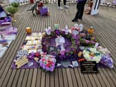 Tributes to Liam Payne at the bandstand in West Park, Wolverhampton