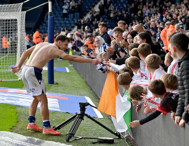 Jayson Molumby gives his shirt to the fans - but what grade did they give him?