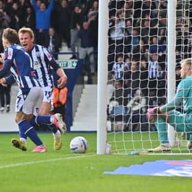 Felix Horn Myhre darts away to celebrate his stunning late winner with compatriot Aune Heggebo