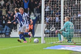 Felix Horn Myhre darts away to celebrate his stunning late winner with compatriot Aune Heggebo
