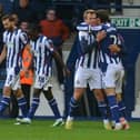 Aune Heggebo, who set up Felix Horn Myhre’s late winner, celebrates with the impressive Chris Mepham.