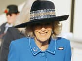 Queen Camilla attends the British Champions Day at Ascot Racecourse, Berkshire
