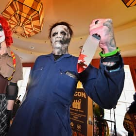 Stef Turner as Bobbins and Wayne Breeze (Halloween), from the Cannock area.