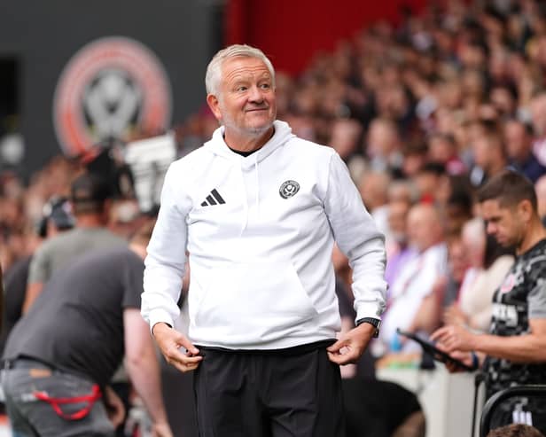 Sheffield United manager Chris Wilder