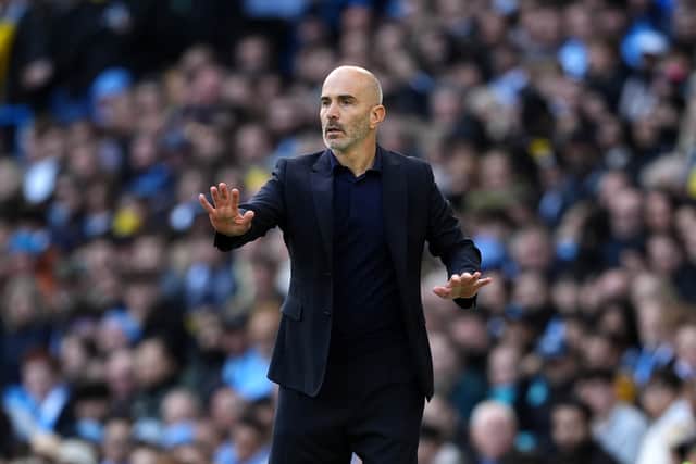Manchester City manager Enzo Maresca (Martin Rickett/PA)