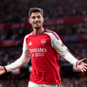 Arsenal forward Kai Havertz celebrates