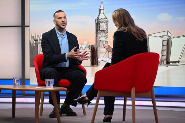 Green Party leader Zack Polanski speaking to Laura Kuenssberg (Jeff Overs/BBC/PA)