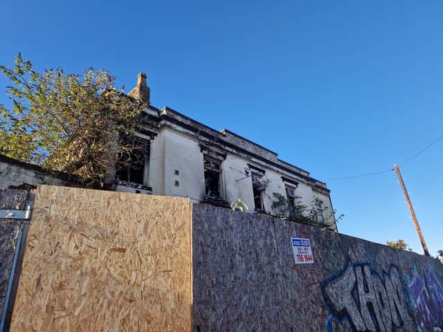 The former social club, near the Guns Village tram stop, has stood empty for years