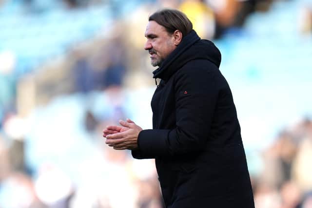 Daniel Farke felt his Leeds side were dominant (Annabel Lee-Ellis/PA).