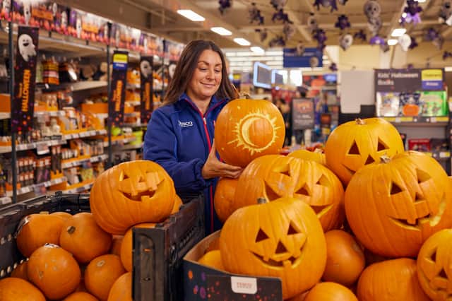 Tesco customers can get their hands on a free pre-carved pumpkin this Halloween