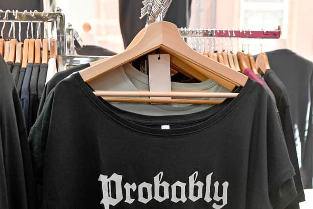 Witch T-shirt at Pentagraphix, Hagley Road, Stourbridge. Pic: Tim Thursfield/Iconic Media Group