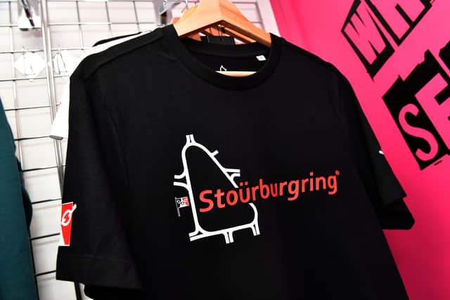A Stoürburgring T-shirt at Pentagraphix, Hagley Road, Stourbridge. Pic: Tim Thursfield/Iconic Media Group