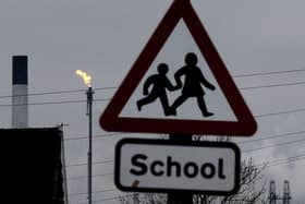 School sign