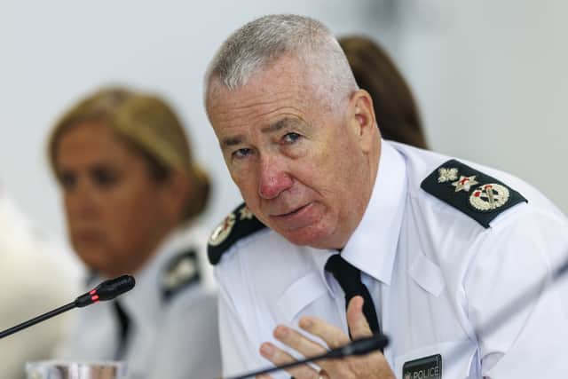 PSNI Chief Constable Jon Boutcher asked Sir Chris Bryant to review the Parades Commission determination (Liam McBurney/PA)
